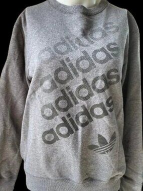Adidas Grey Logo Sweatshirt